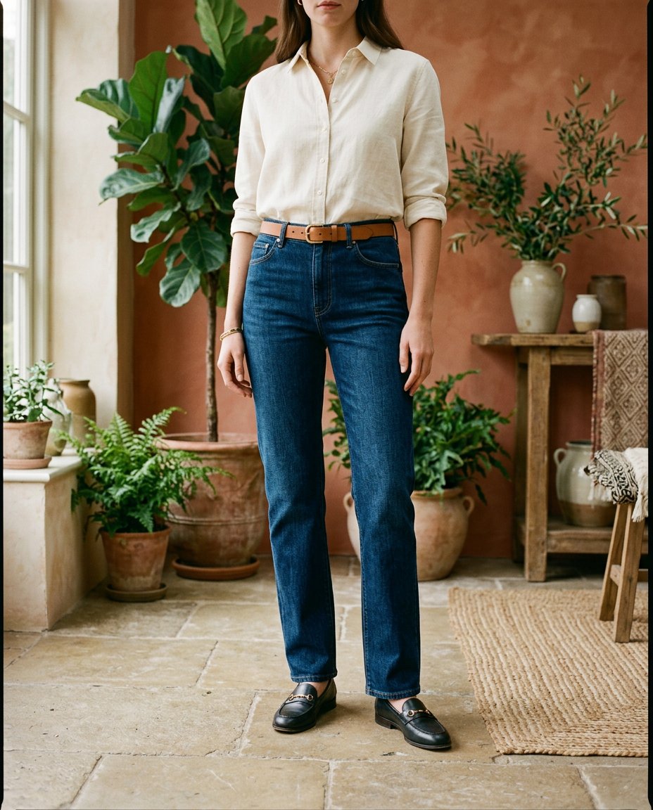 Indigo jeans