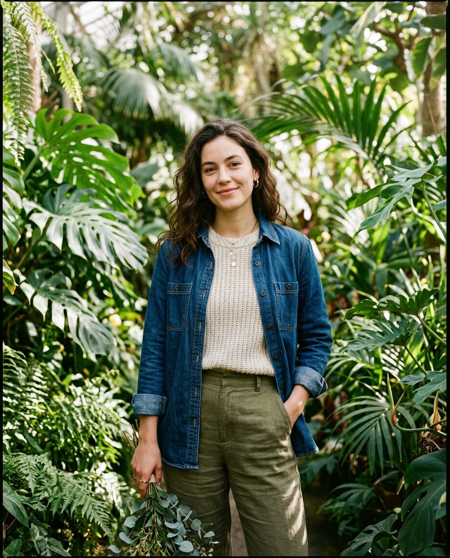 Indigo layered tops